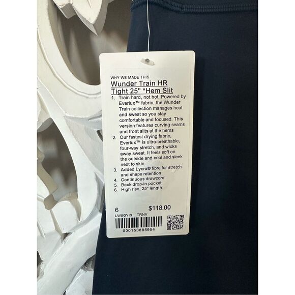 Lululemon Wunder Train High Rise 25” Split hem - Picture 7 of 8
